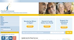 Desktop Screenshot of premierhomecare.org